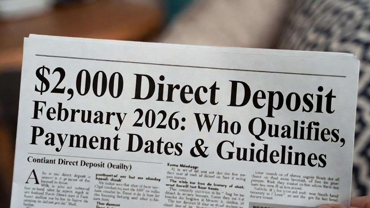 $2,000 Direct Deposit February 2026: Who Qualifies, Payment Dates & Guidelines