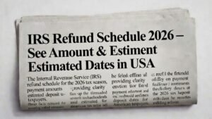 2026 IRS Income Tax Refund Schedule: Estimated Refund Payment Dates