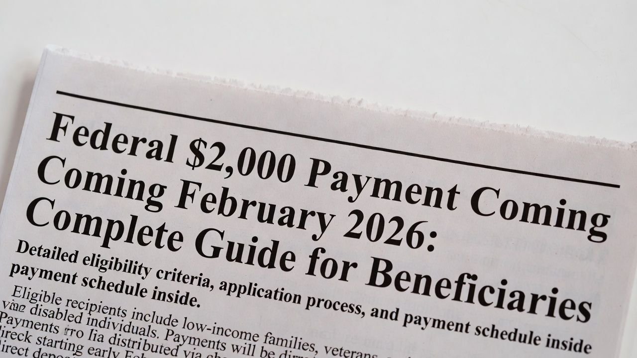 Federal $2,000 Payment Coming February 2026: Complete Guide for Beneficiaries